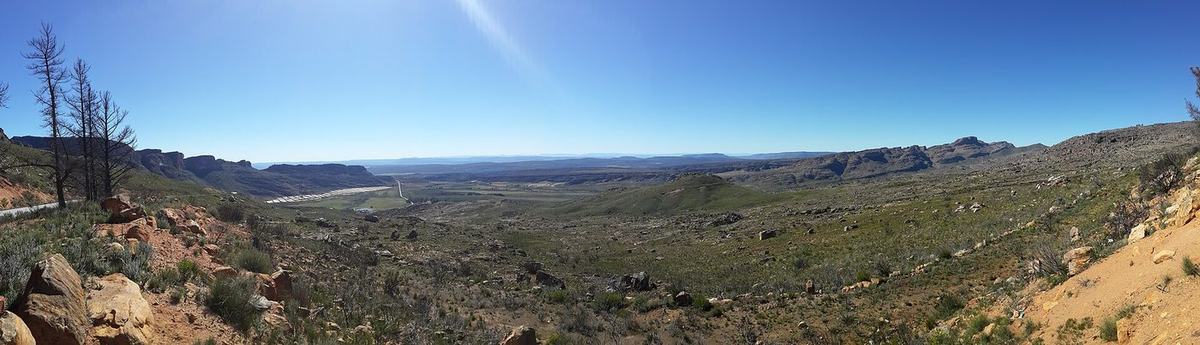 The view from the Pakhuis Pass over the northern Cederberg